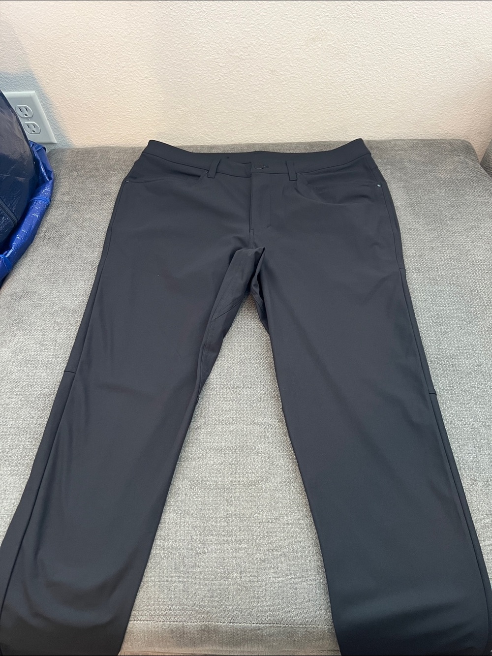 lululemon athletica Men's Black Performance Chinos